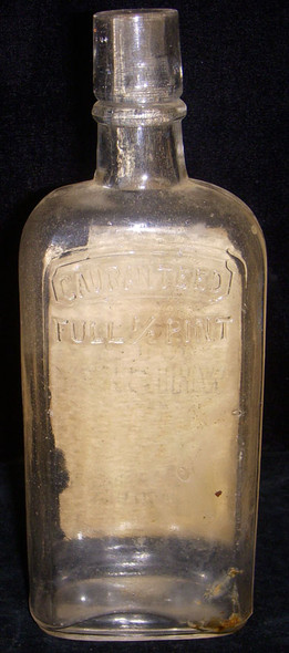 Circa 1910 "Mattie's Best" Rye Whiskey Bottle from Portsmouth, New Hampshire