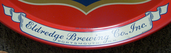 Beautiful Near-Mint Eldredge Brewing Co. Portsmouth Ale Beer Tray Portsmouth, New Hampshire
