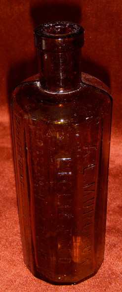 Beautiful 1890s Embossed 12-Sided Bottle for A.L. Murdock's Liquid Food NO LONGER AVAILABLE