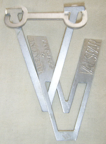 1930s Valspar Paints Aluminum Advertising Novelty Puzzle