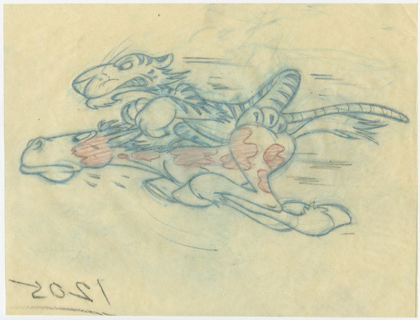 Extremely Rare Disney Artwork USAAF 26th Fighter Sq, Chinese-American Composite Wing CACW