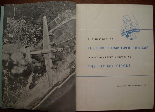 Rare WWII USAAF 380th Bomb Group (aka "The Flying Circus") Unit History