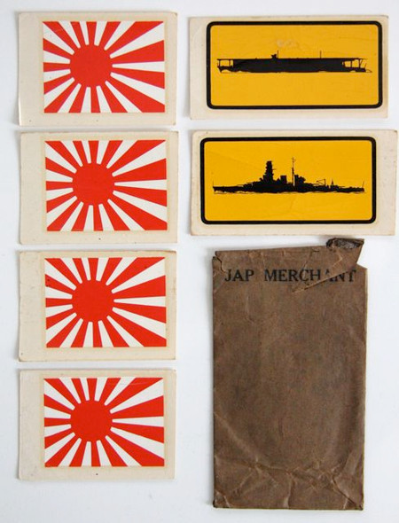 WWII Kwik Way Japanese Victory Kills Decal Set