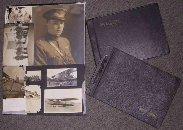 Photos & 2 Albums of WWI Pilot Lt. Theodore S. Van Veghten Killed 1924 USAAF 9th Aero Sq