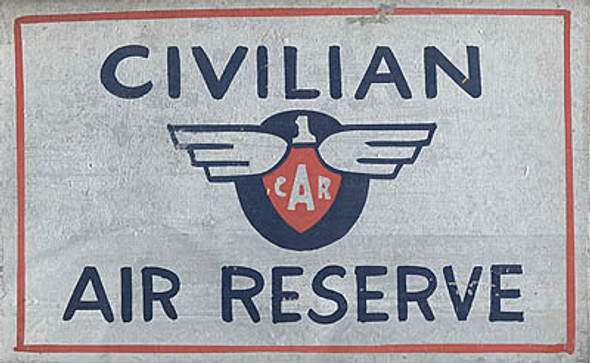 Very Rare Pre-CAP Civilian Air Reserve (CAR) Plaque NO LONGER AVAILABLE