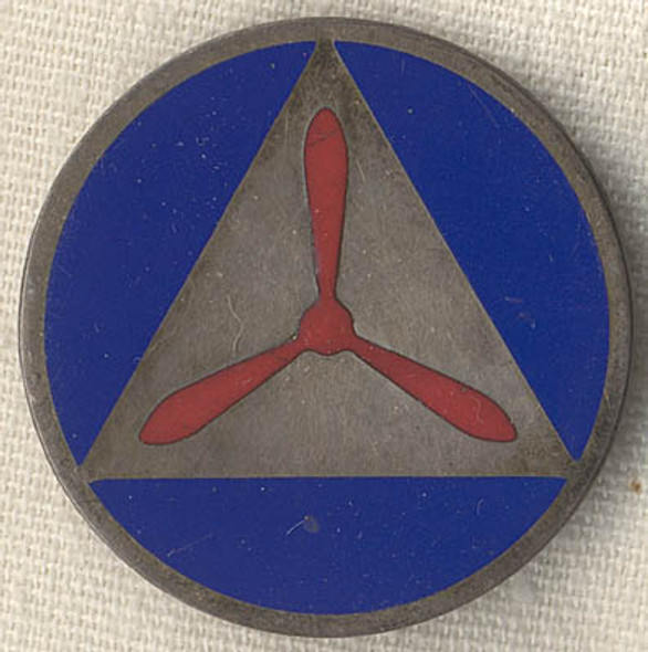 WWII CAP Overseas Cap Badge in Sterling