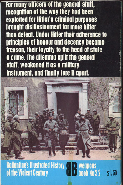 "German General Staff" Weapons Book No. 32 Ballantine's Illustrated History of the Violent Century
