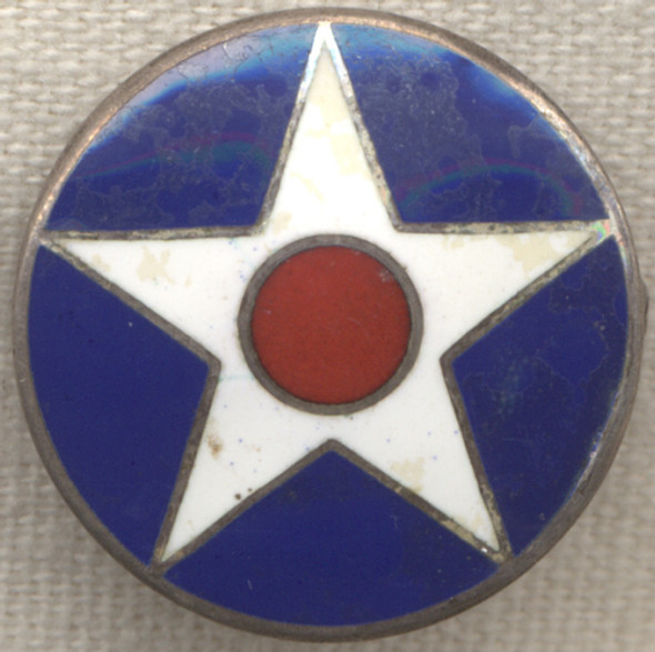 Scarce Early WWII USAAF Headquarters Sterling DI Pin