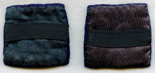 Gorgeous Pair of WWII CBI-Made Bullion USAAF Tech Rep Shoulder Strap Insignia