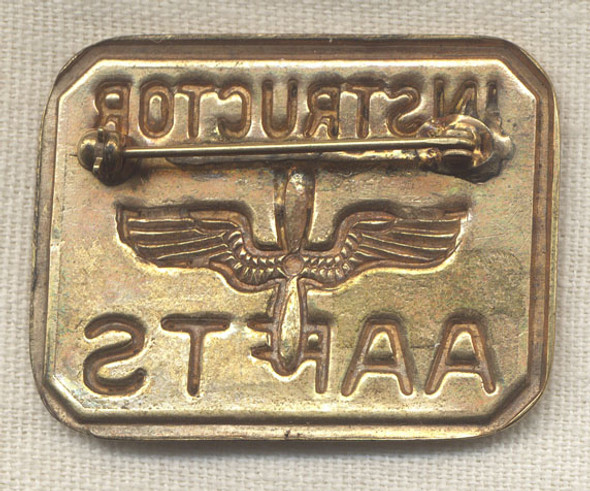 WWII US Army Air Forces Training Service (AAFTS) Instructor Badge