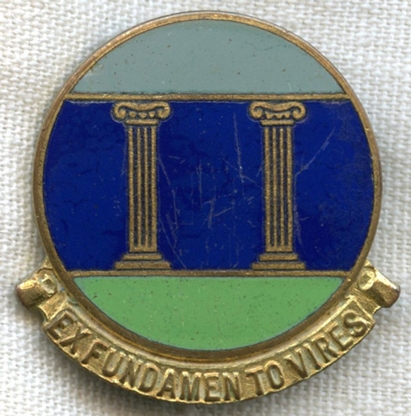 Rare Late 1930s US Air Corps 2nd Base Squadron DI by S.E. Eby & Co.: #2A2 in Massaro DI Book