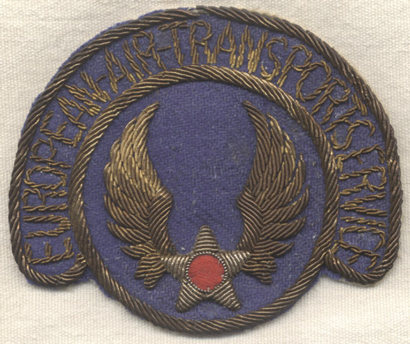 Beautiful Occupation Period German-Made American Air Force European Air Tranport Service Bul