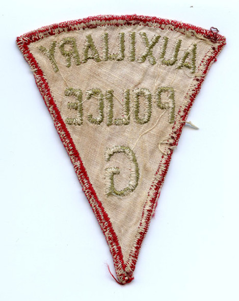 WWII USAAF Air Depot Auxiliary Police Patch