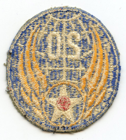 WWII USAAF 20th AF 'Thick Numbers' Round Patch, Moderately Used