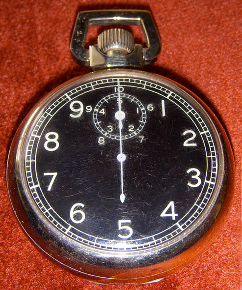 1943 USAAF Type A-8 Air Elgin 15 Jewel Navigator Ordnance Stopwatch in Original Box