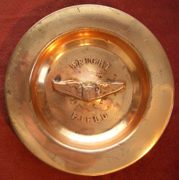Circa 1930s-WWII Wright Field Copper Ashtray