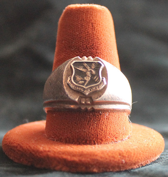 Cool 1960's USAF Strategic Air Command Sterling Ring Size 12