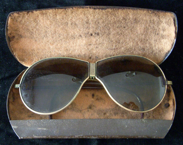 1930s US Air Corps Type Aviator Sunglasses in Original Case
