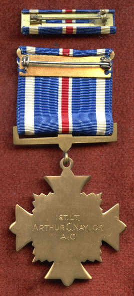 Named WWII US Air Corps Distinguished Flying Cross with Box, Photos, Patch and Zippo