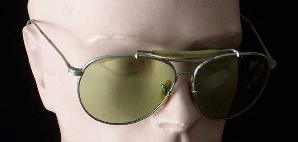 WWII Bausch & Lomb USAAF/USN Aviator Sunglasses - Original Leather Case NO LONGER AVAILBLE