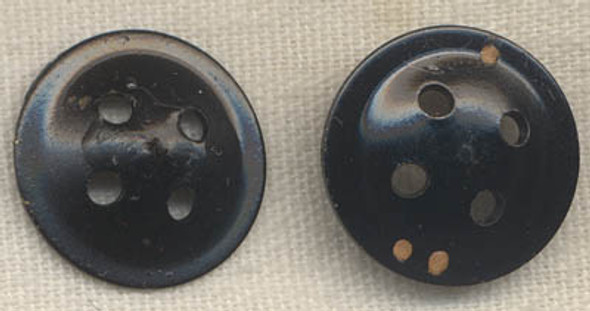 Pair of WWII Black Trouser Escape Compass Buttons