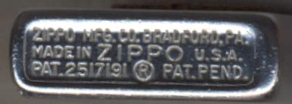 1953 US Air Force Zippo Lighter Korean War