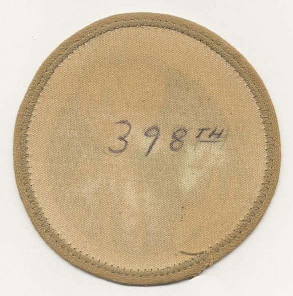 Disney-Designed Patch for US 398th Bomb Squadron, 21st Bomb Group, 3rd AF (Used 18 Mos)