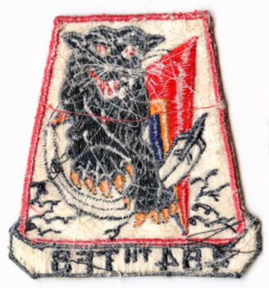 Late 1960s USAF 494th Tactical Fighter Squadron Jacket Patch NATO Japanese-Made