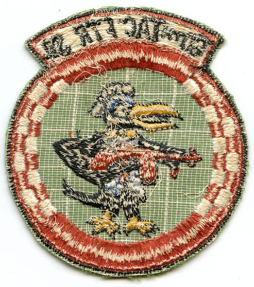 Early 1970s USAF 60th Tactical Fighter Squadron Jacket Patch Japanese-Made