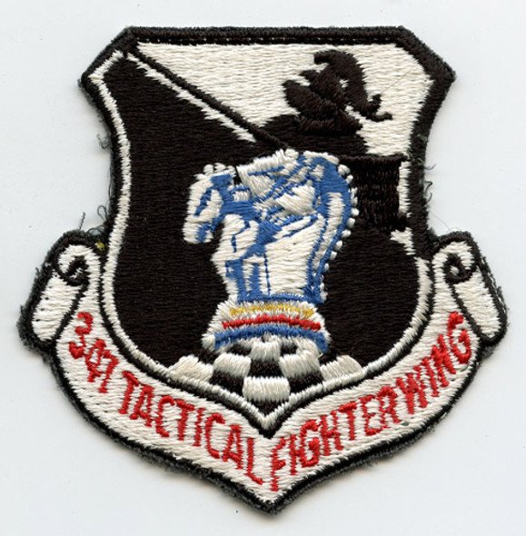 Circa 1970s USAF 347th Tactical Fighter Wing Jacket Patch