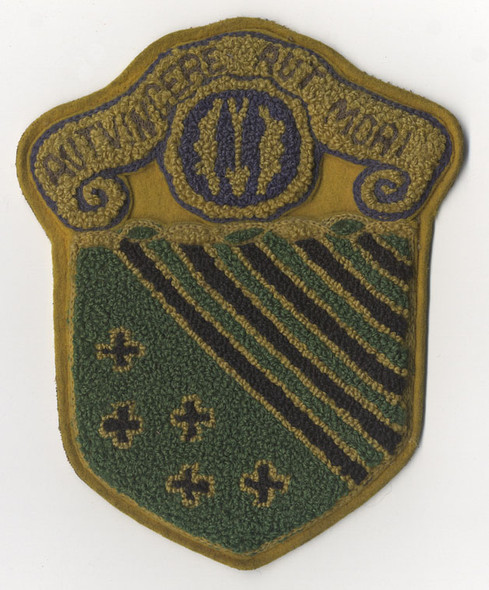 Great Chenille WWII US 1st Fighter Group 12th & 15th AF Squadron Patch