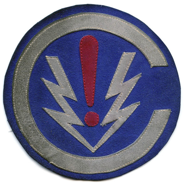 Extremely Rare WWII US 2nd Air Commandos Group, 10th AF CBI-Made Leather Patch