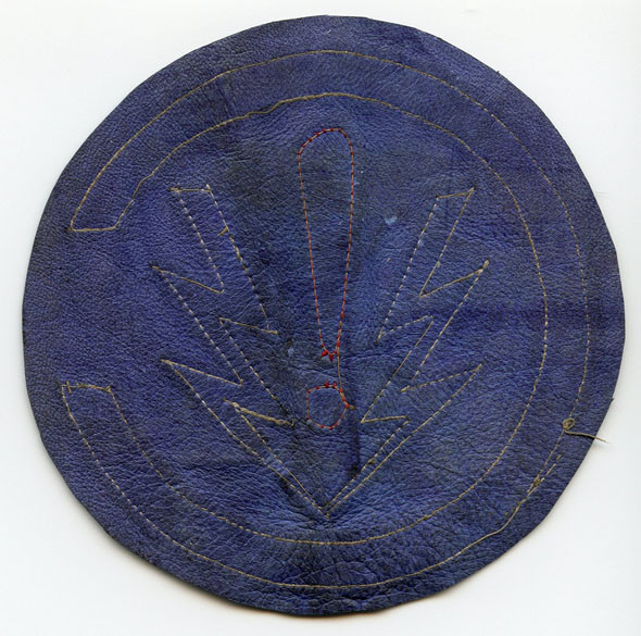 Extremely Rare WWII US 2nd Air Commandos Group, 10th AF CBI-Made Leather Patch