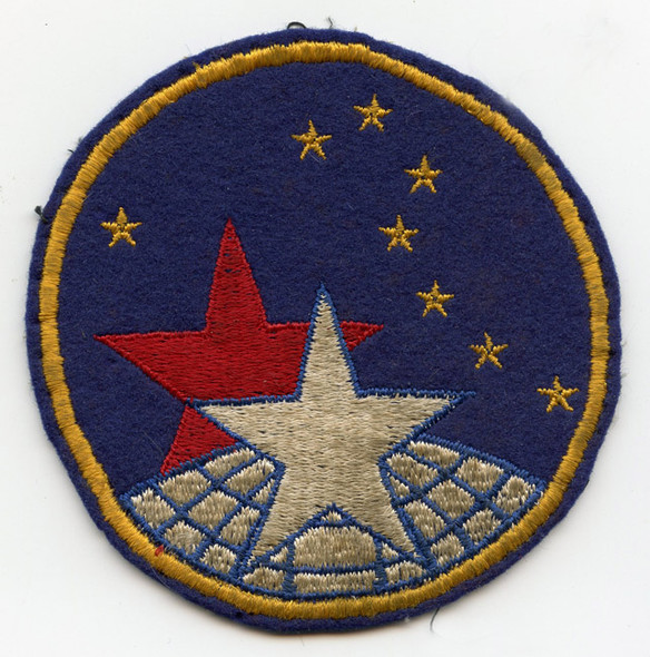 Ext. Rare WWII USAAF 7th Ferrying Squadron Patch from Gore Field, Great Falls, Montana
