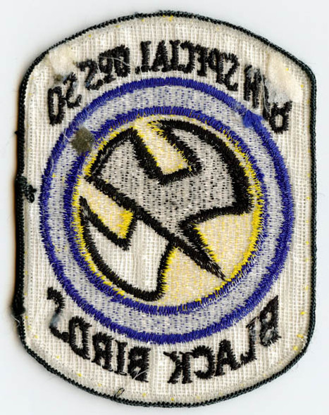 1990s Patch for USAF 8th Special Operations (Ops) Squadron aka "Black Birds"