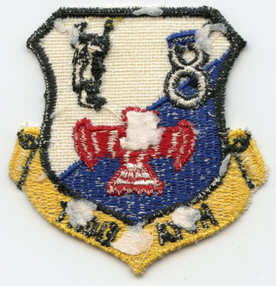 Ca. 1980 USAF Officer Training School Squadron Eight 'Hoya Eight' Jacket Patch