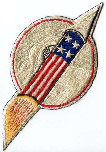 Korean War USAF 336th Fighter-Interceptor Squadron Rocketeers Jacket Patch Japanese-Made