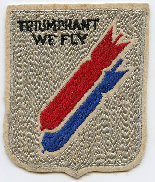 Scarce WWII USAAF 381st Bomb Group, 8th Af Jacket Patch D-Day Unit