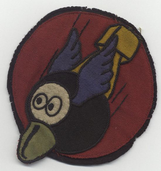 WWII USAAF 506th BS, 44th Bomb Group, 8th AF Jacket Patch 