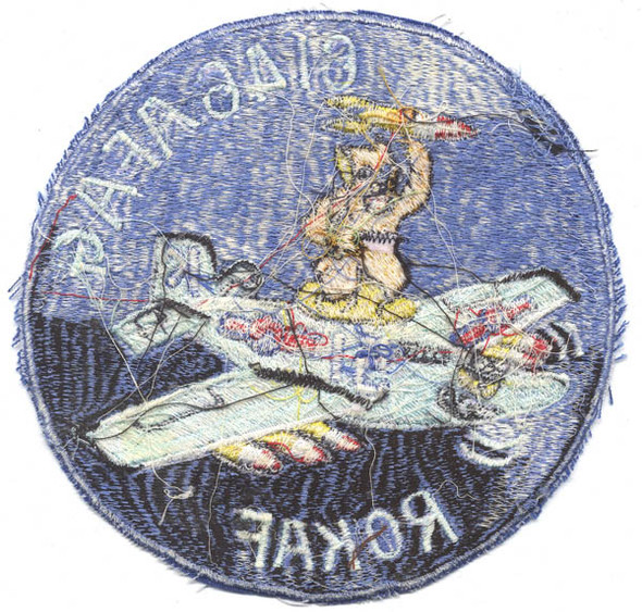 Colorful 1950s 6146 US AFAG to ROKAF Jacket Patch
