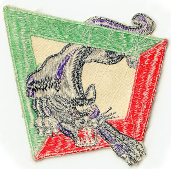 Vietnam Era Japanese-Made Jacket Patch for USAF 615th TFS (Tactical Fighter Squadron)