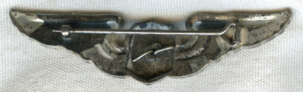 Wonderful WWII UK-Made USAAF Glider Pilot Wing with Period-Applied Battle Star