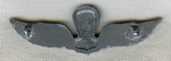 Ext. Rare WWII Unofficial POW Wing Cast in Lead from Stalag Luft 1