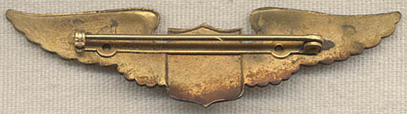 Circa 1937 US Air Corps Instructor's Wing