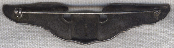 Very Rare Issue WWII Service Pilot Wing by Blackinton