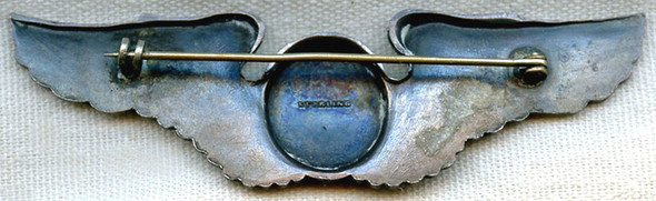 Sterling Early WWII USAAF Issue Crew Wing