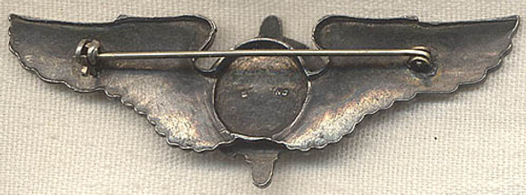 Rare Issue WWII Flight Engineer Wing by Orber