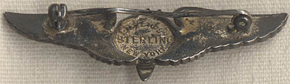 WWII AAF Shirt-Size Bombardier Wing by Luxenberg