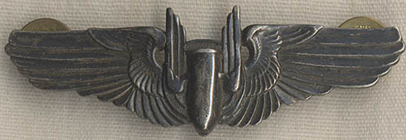 WWII Issue USAAF Air Gunner Wing in Sterling