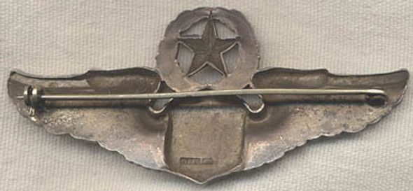 Scarce WWII AAF Command Pilot Wing by Amcraft